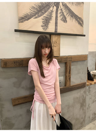 big neckline Top