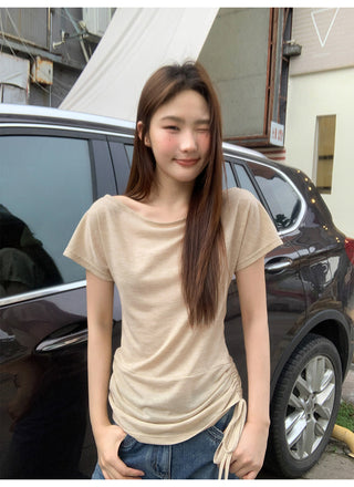 big neckline Top