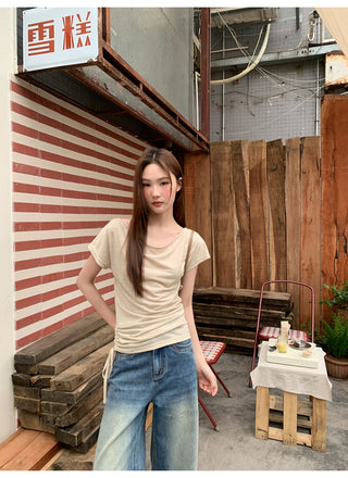 big neckline Top