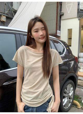 big neckline Top