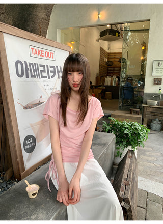 big neckline Top