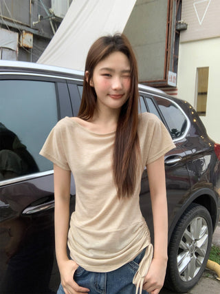 big neckline Top