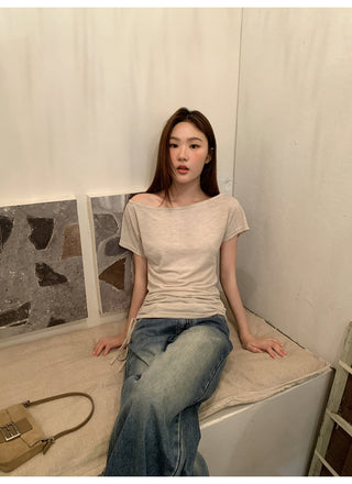 big neckline Top