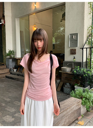 big neckline Top