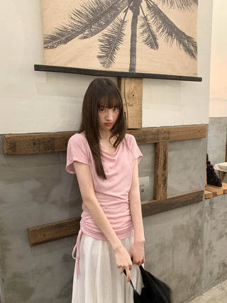 big neckline Top