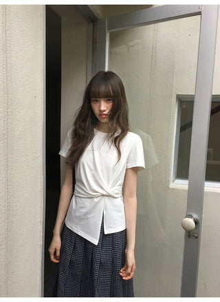 white slim Top