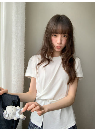 white slim Top