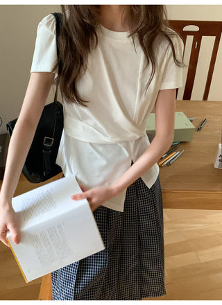 white slim Top