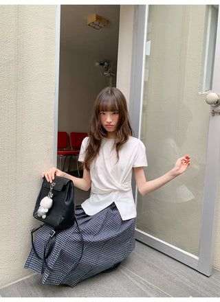 white slim Top