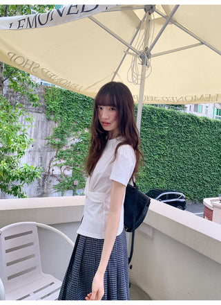 white slim Top