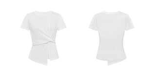 white slim Top