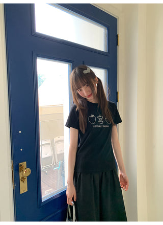 round shoulder Top