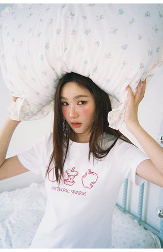 round shoulder Top