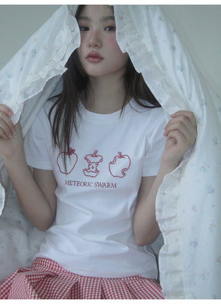 round shoulder Top