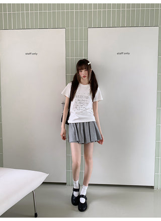 white letter Top
