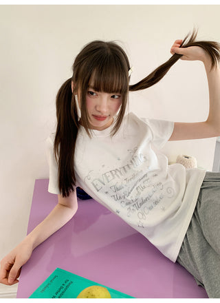 white letter Top