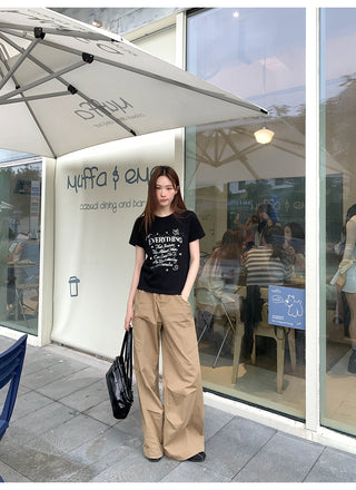white letter Top