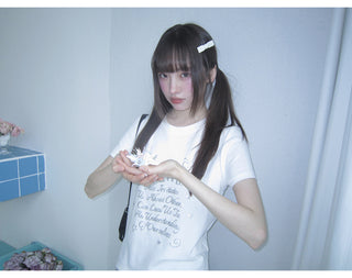 white letter Top