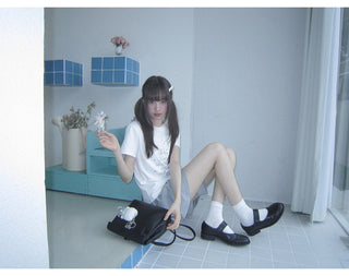 white letter Top