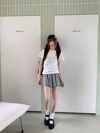 white letter Top