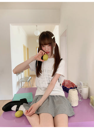 white letter Top