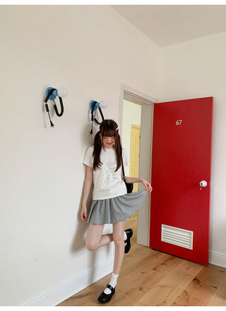 white letter Top