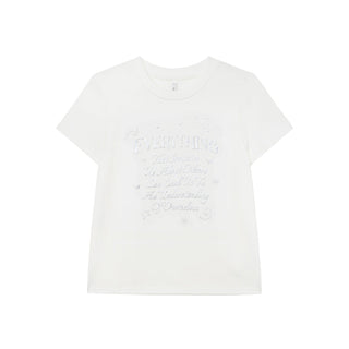 white letter Top