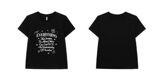 white letter Top