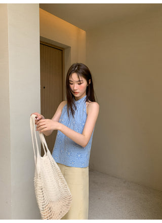cross embroidered top