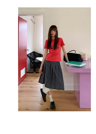 letter print Top