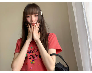 letter print Top