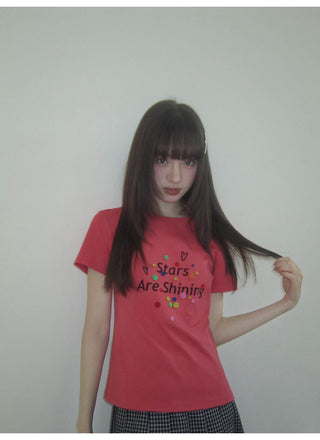 letter print Top