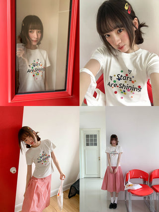 letter print Top