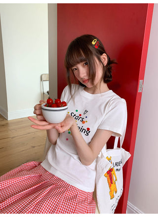 letter print Top