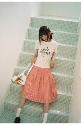 letter print Top