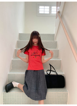 letter print Top