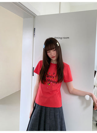letter print Top