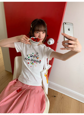 letter print Top