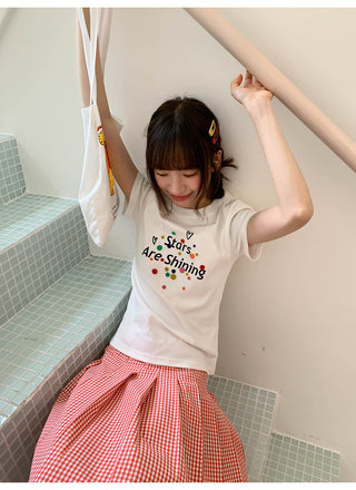 letter print Top