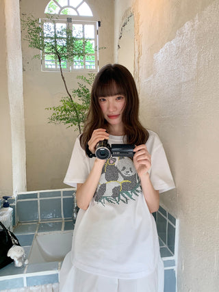 panda print Top 01