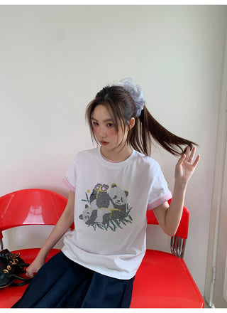 panda print Top 01