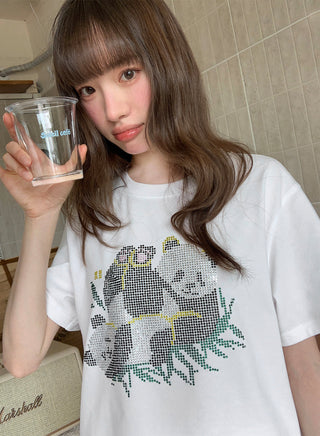panda print Top 01