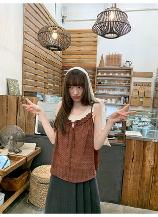 polka dot Top 01