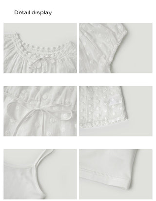 lace dot shirt
