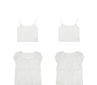 lace dot shirt
