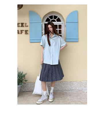 lapel casual shirt