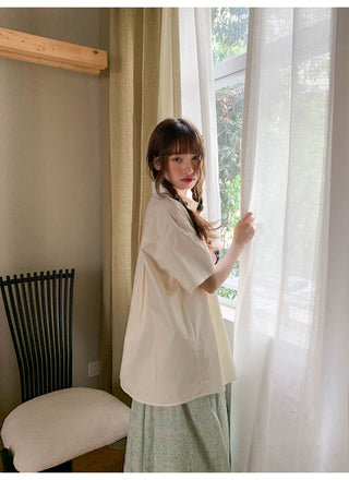 lapel casual shirt