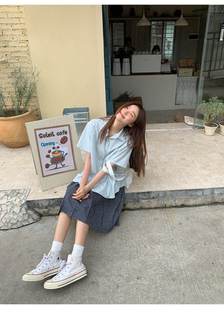 lapel casual shirt