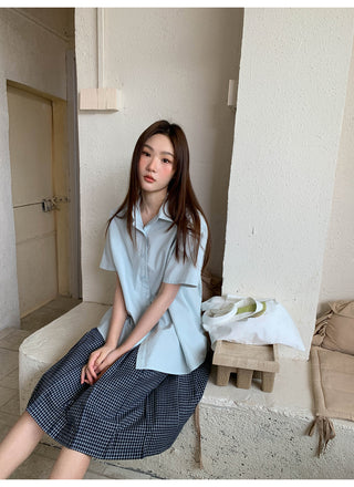 lapel casual shirt