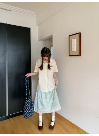 lapel casual shirt